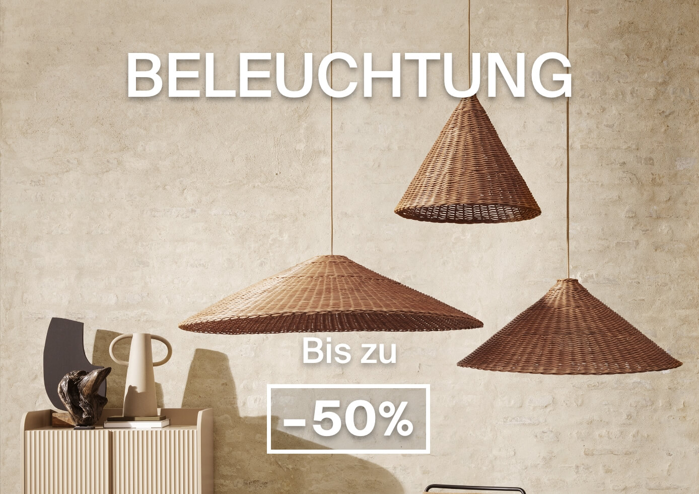 Beleuchtung bis zu -50%
