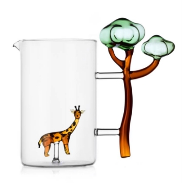 Girafe & baobab
