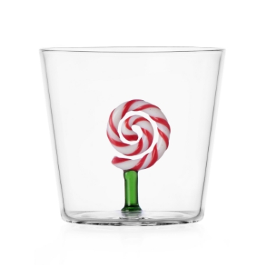 Red and white lollipop