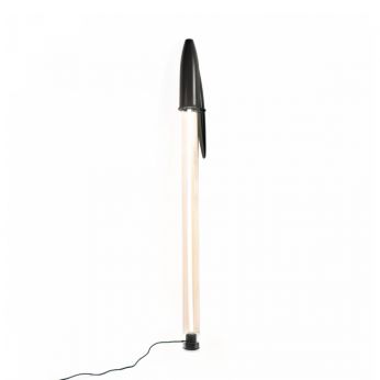 Bic Lamp - Suspension ou lampadaire Seletti, modèle Bic, couleur noire