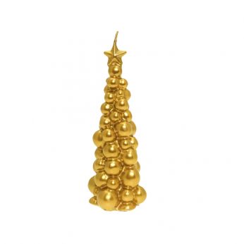 Tree Candle - Baumkerze in Goldfarbe