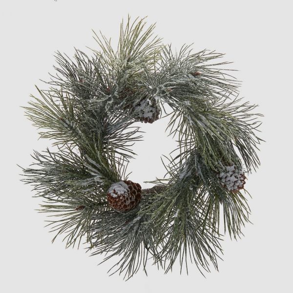 Pine and Snow Wreath