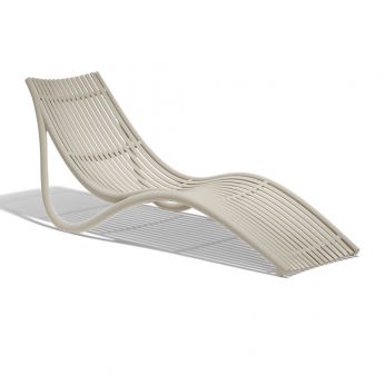 Ibiza Sun Lounger - Ibiza Sonnenliege von Vondom in Ecru