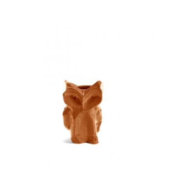 Owl Vase - Serax Owl Vase in stoneware, in the XS version, orange color