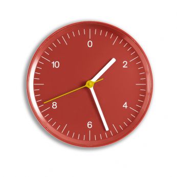 Wall Clock - Wanduhr von HAY, rot