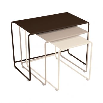 Oulala 9009 - Juego de mesa de centro Fermob, color suave y acogedor