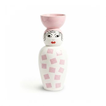 Canopie - Vaso in porcellana, design di Seletti, Luna