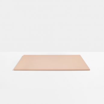 PE Steel tops - Sobre de chapa pintada rosa, 70 x 70 cm