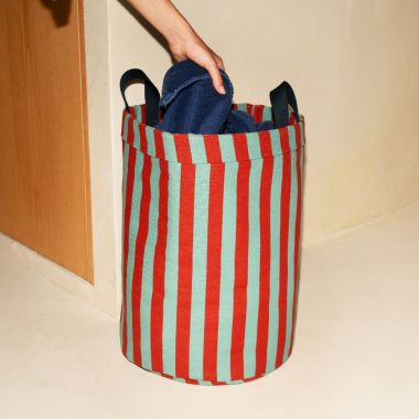 Round large storage basket