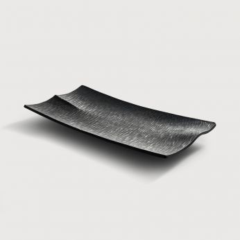 Japan GM - Vassoio in mogano verniciato nero