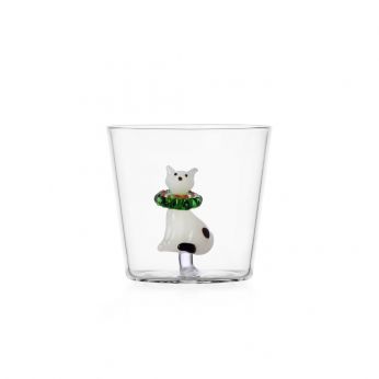Woodland Tales Tumbler - Gobelet Ichendorf, modèle Chat avec couronne de Noël