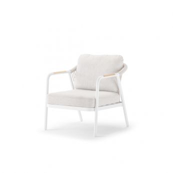 Cordoba Armchair GM - Poltrona Cordoba con struttura in color bianco
