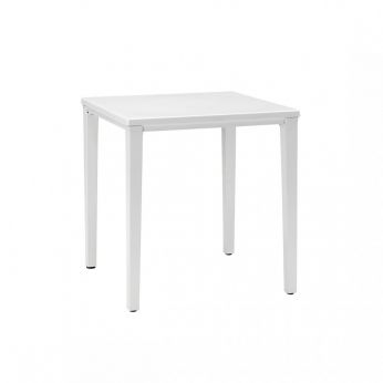 Timo 2139 GM - Table carrée, couleur blanc lin