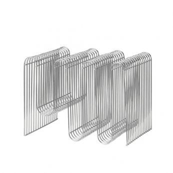 Curva Magazine Holder - Curva Magazine Holder di AYTM in color cromato