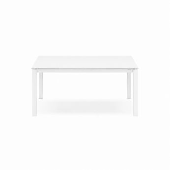 CB4724-R 160 Eminence A-M GM - Tavolo di Connubia con struttura bianca e piano in laminato bianco opaco