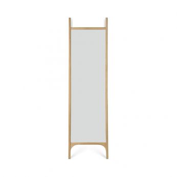PI Oak Mirror - PI-Spiegel aus Eichenholz, Größe 55 x 190 cm