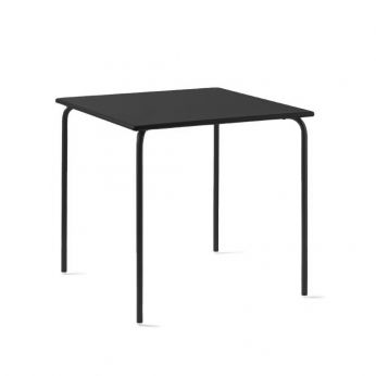 CB4813 80-120 E Easy Outdoor GM - Table d&amp;#39;extérieur Connubia, carrée, en métal peint en noir