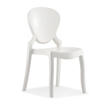 Queen 650 - Design-Stuhl, in der Farbe Weiß