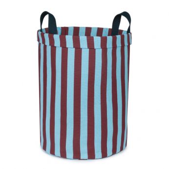 Round large storage basket - Runder, großer Aufbewahrungskorb von Nobodinoz in Bordeaux - Blau