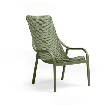 Net Lounge - Agavegrüner Lounge-Sessel von Nardi