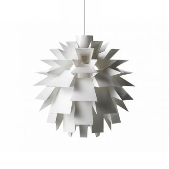 Norm 69 - Pendant lamps made of plastic material in white colour (size: L)