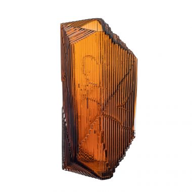 Iittala Kartta Glass sculpture 150x320 copper