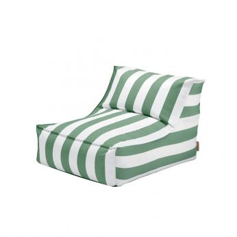 Stay Lounger Chair - Outdoor lounge chair by Blomus, Lily White  -  Duck Green color
