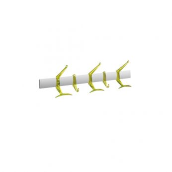 Hanger - Portemanteau mural Kartell en jaune cèdre, 60 cm