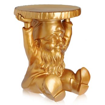 Attila - Sgabello Kartell di design, color oro