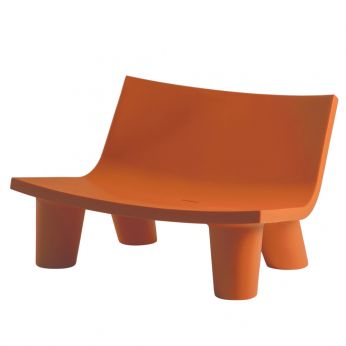 Low Lita Love - Lounge-Sessel aus Polyethylen, in der Farbe Kürbisorange