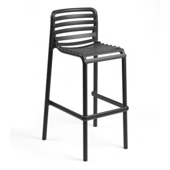 Doga Stool - Tabouret modèle Doga en gris anthracite