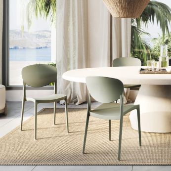 Nairobi Chair - Silla Nairobi en color menta.