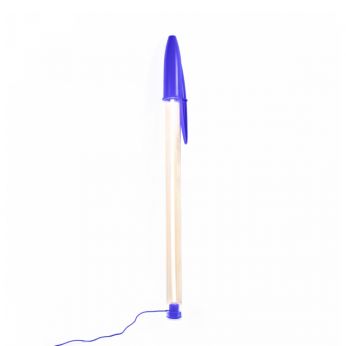 Bic Lamp - Lampada a sospensione o da terra di Seletti, modello Bic, colore blu