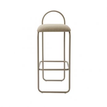 Angui Bar Chair - Silla de bar Angui de AYTM en color gris paloma.
