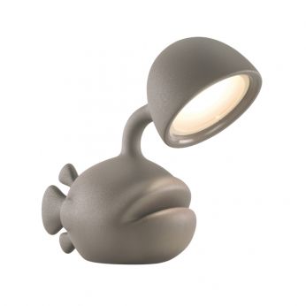 Abyss Lamp - Lámpara Qeeboo Abyss modelo en color gris tórtola