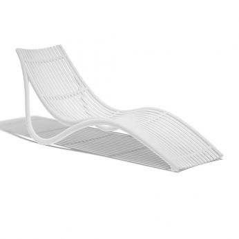 Ibiza Sun Lounger - Ibiza Sonnenliege von Vondom in Weiß