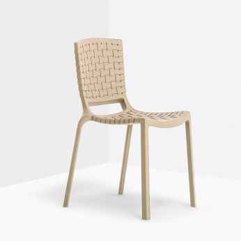 Tatami 305 - Chaise en polypropylène, couleur sable