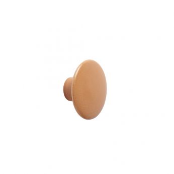 Dots Ceramic - Wall coat hook in ceramic, orange colour, S model