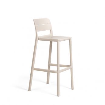 Cassia Stool - Stapelbarer Polypropylen-Hocker von Nardi, Seilfarbe
