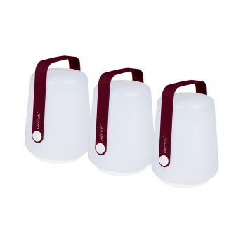 Balad 3602 - Set mit 2 Tischlampen von Fermob, Farbe Schwarzkirsche