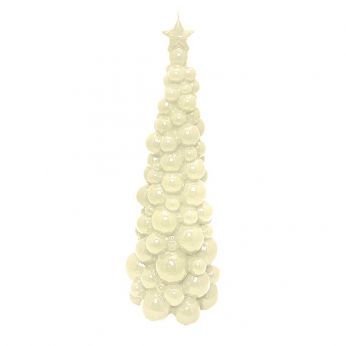 Tree Candle - Baumkerze in Elfenbeinfarbe