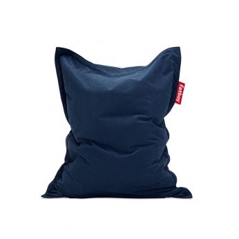Original Slim Cord - Pouf poltrona Fatboy, con rivestimento in tessuto a coste, color blu profondo