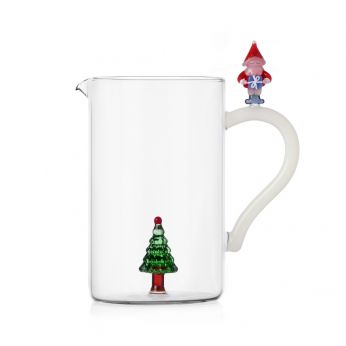 Christmas Jug - Ichendorf Weihnachtskrug mit Weihnachtsmann und Baum im Inneren