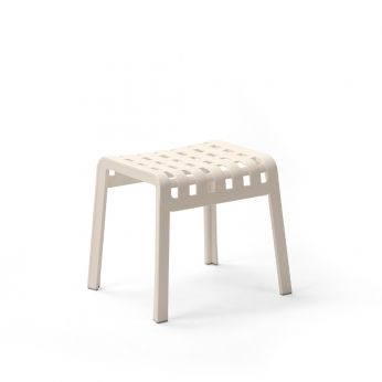 Poggio - Tabouret - repose-pieds Nardi en polypropylène, couleur corde